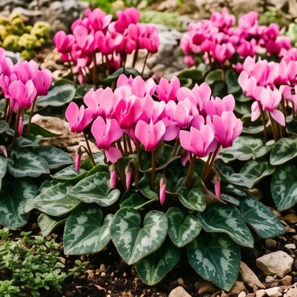 Cyclamen des fleuristes rose
