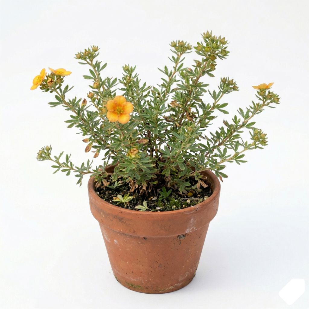 Potentille arbustive orange