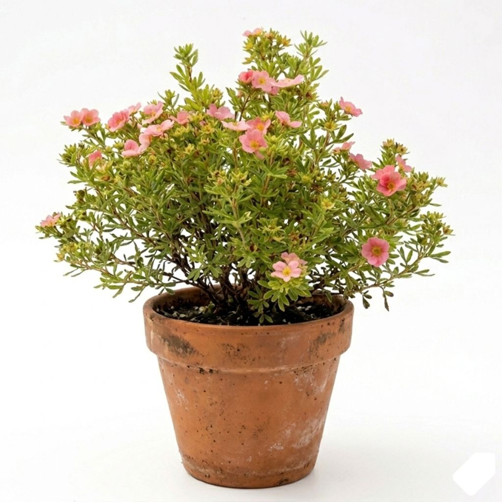 Potentille arbustive rose