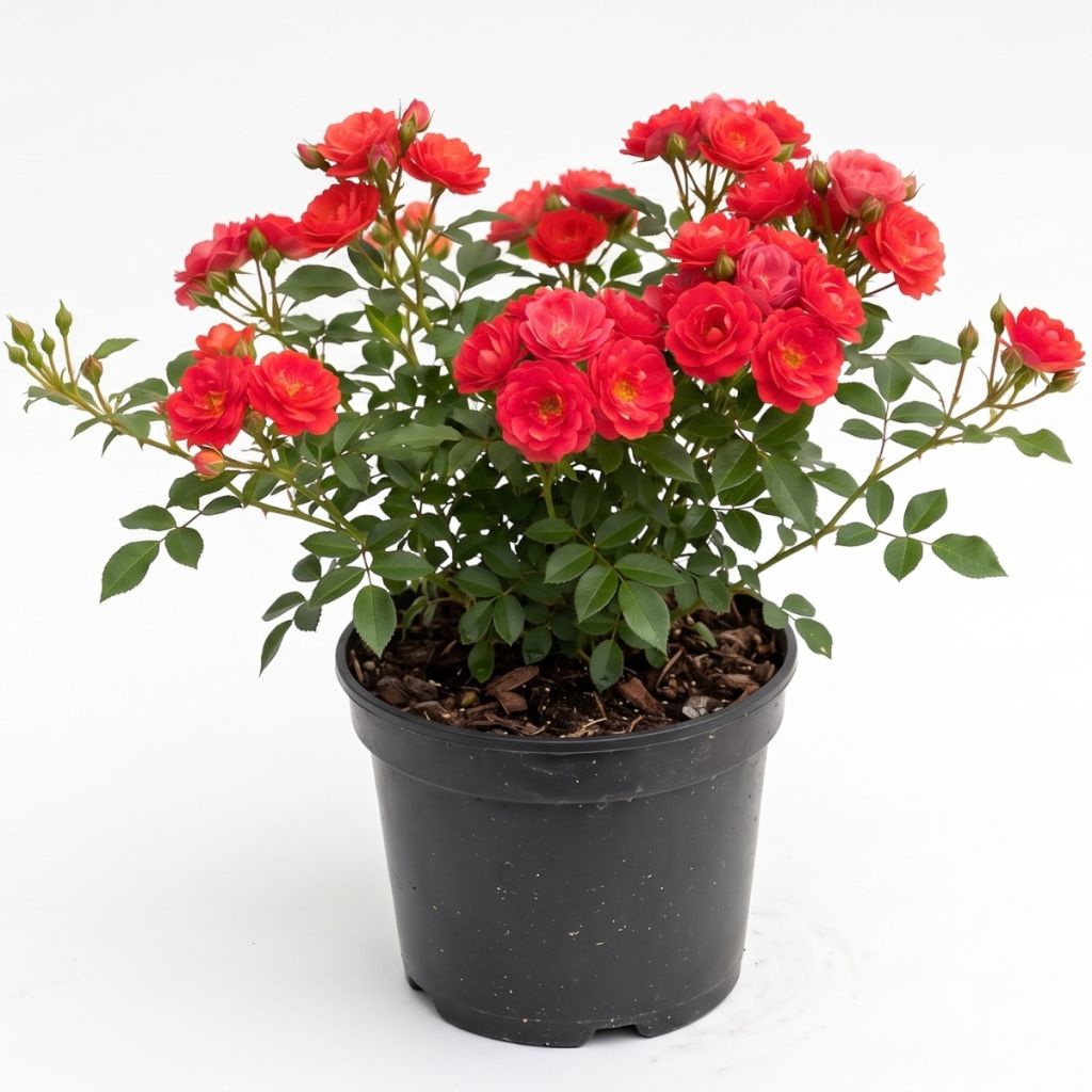 Rosier miniature rouge