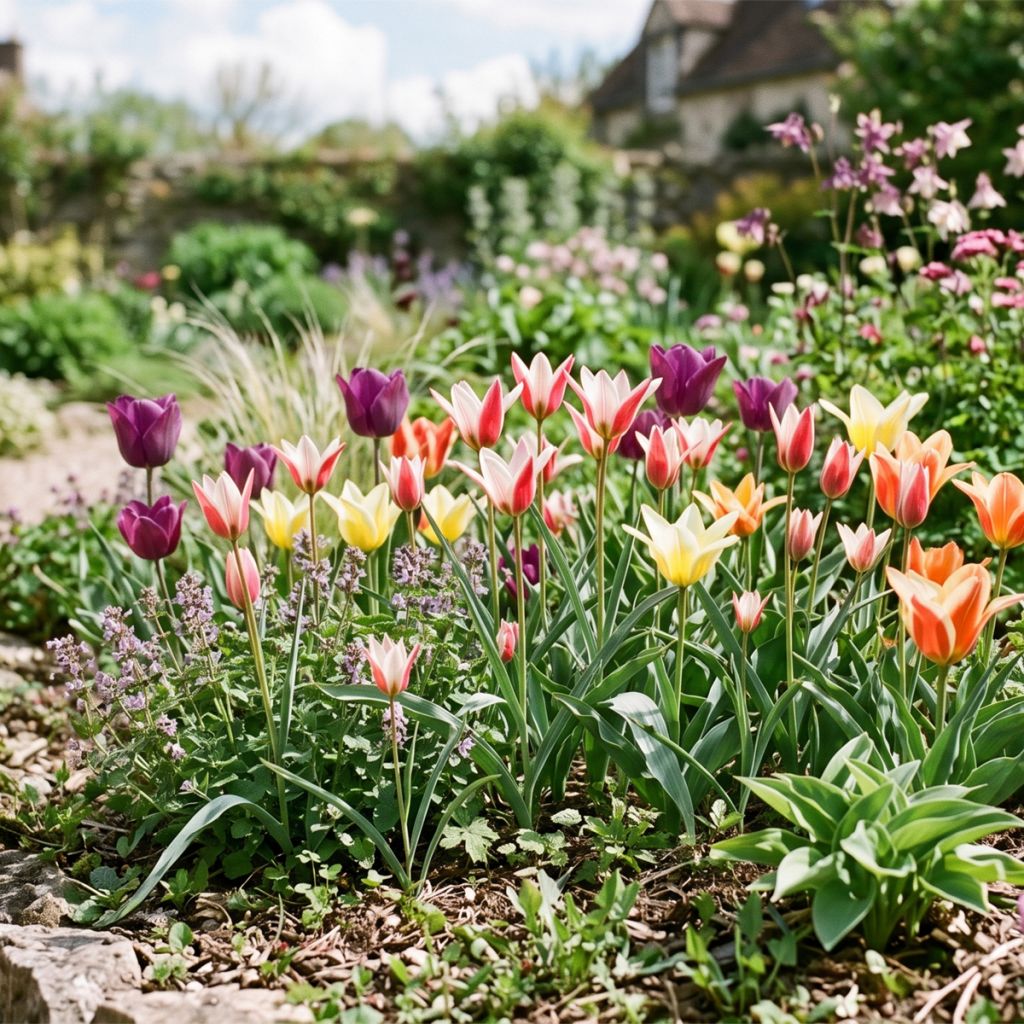 Tulipe botanique en mélange